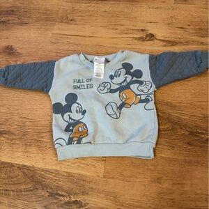 Disney Mickey Mouse Light Green Sweatshirt
